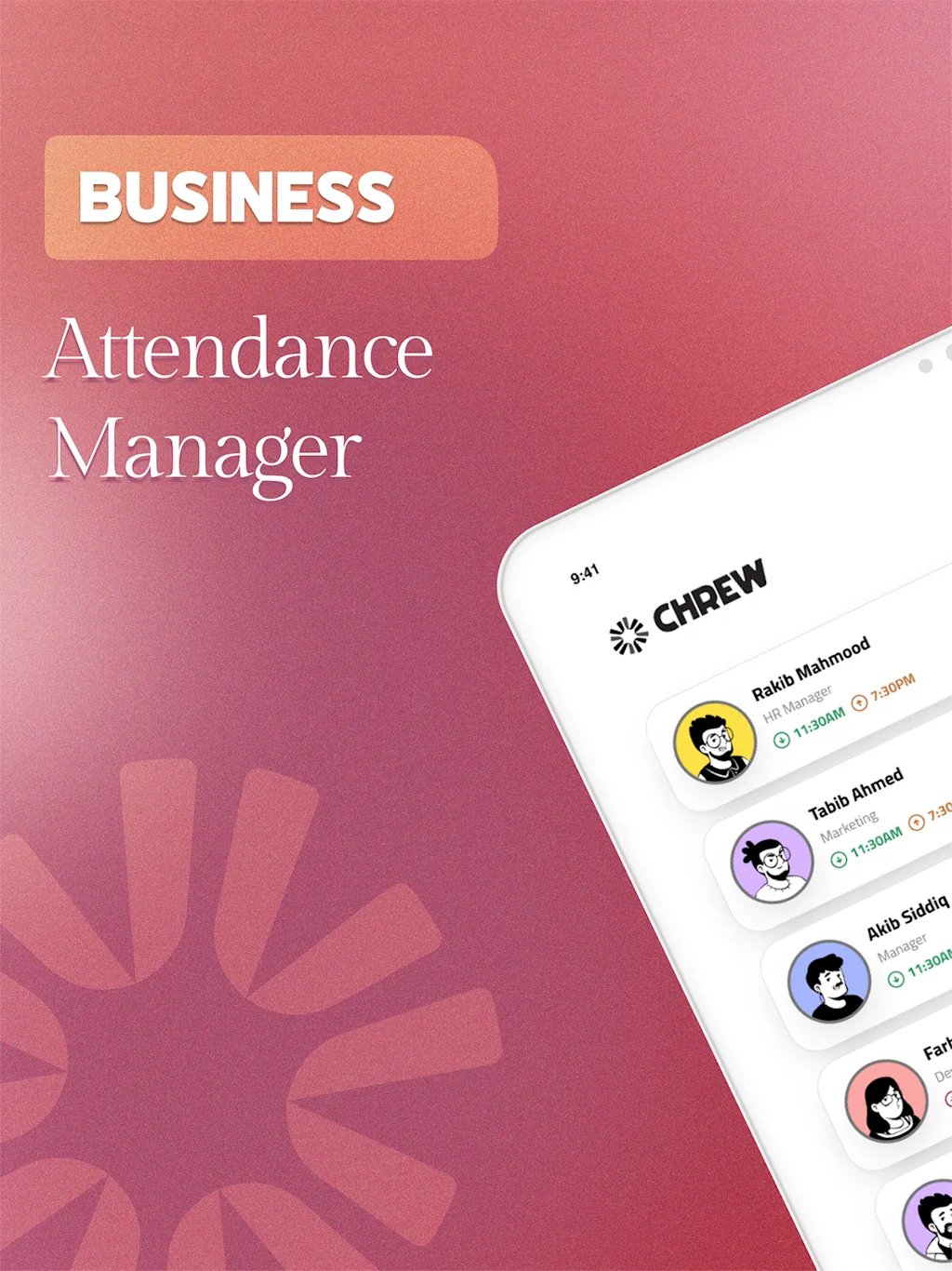 CHREW - Startup Employee Manager screenshot 1 of 6