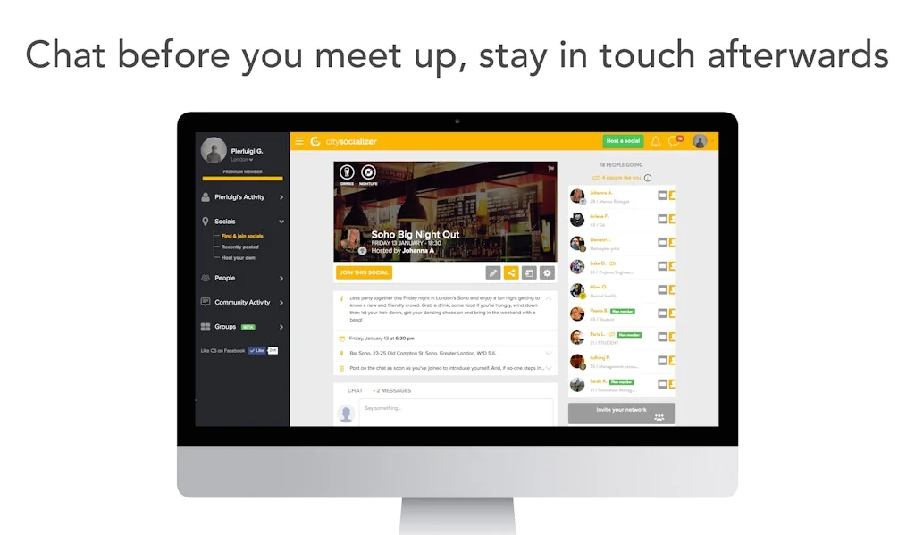 citysocializer screenshot 3 of 5