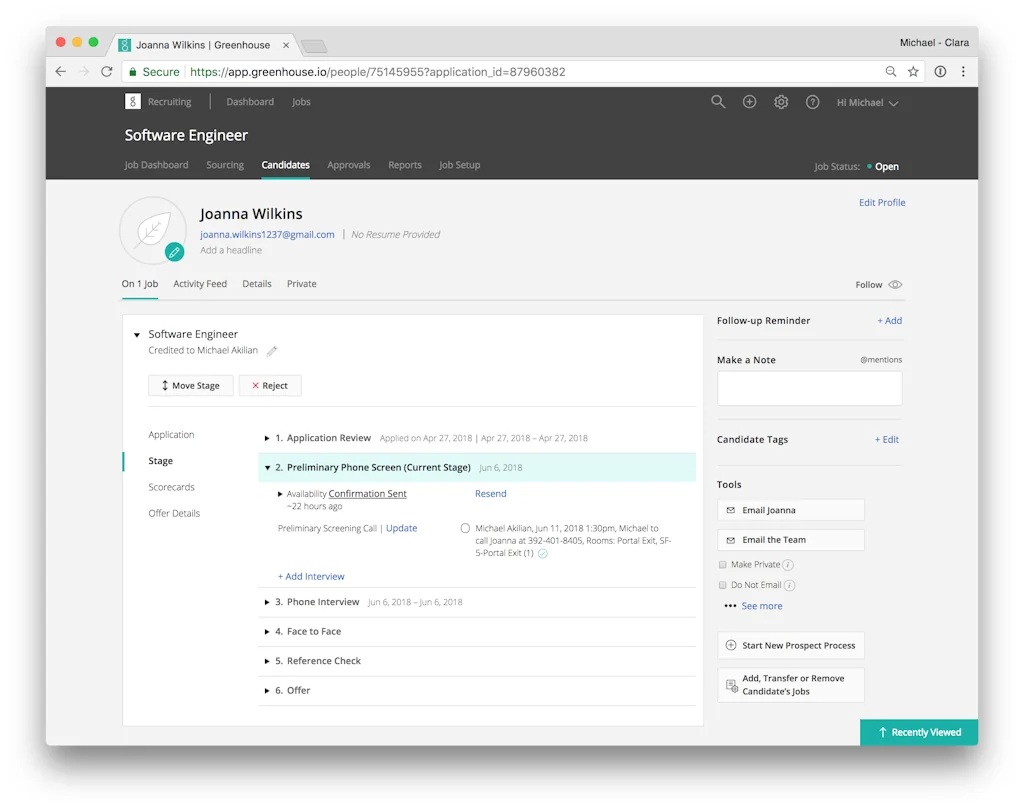 Clara screenshot 1 of 3