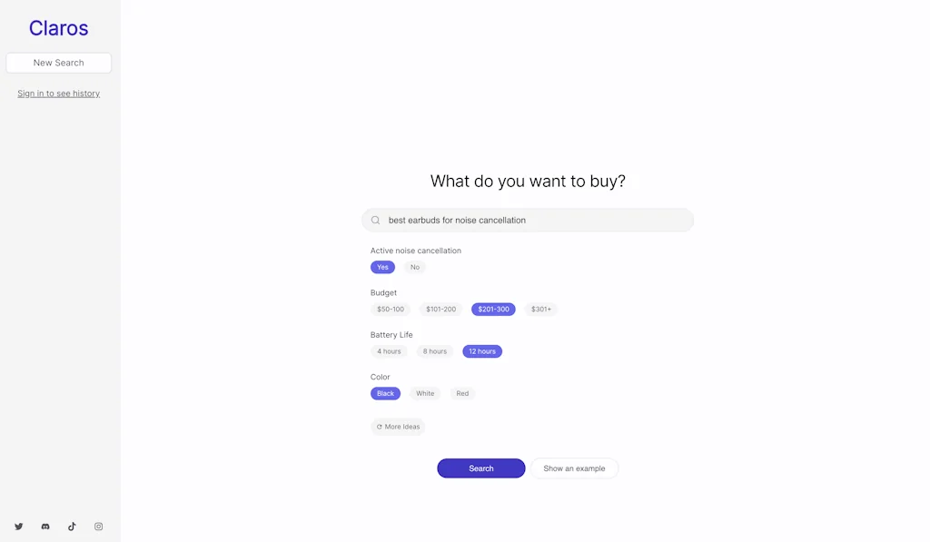 Claros screenshot 1 of 3