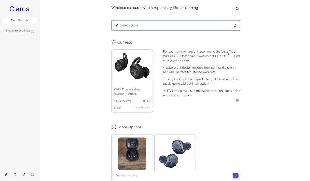 Claros screenshot 2 of 3