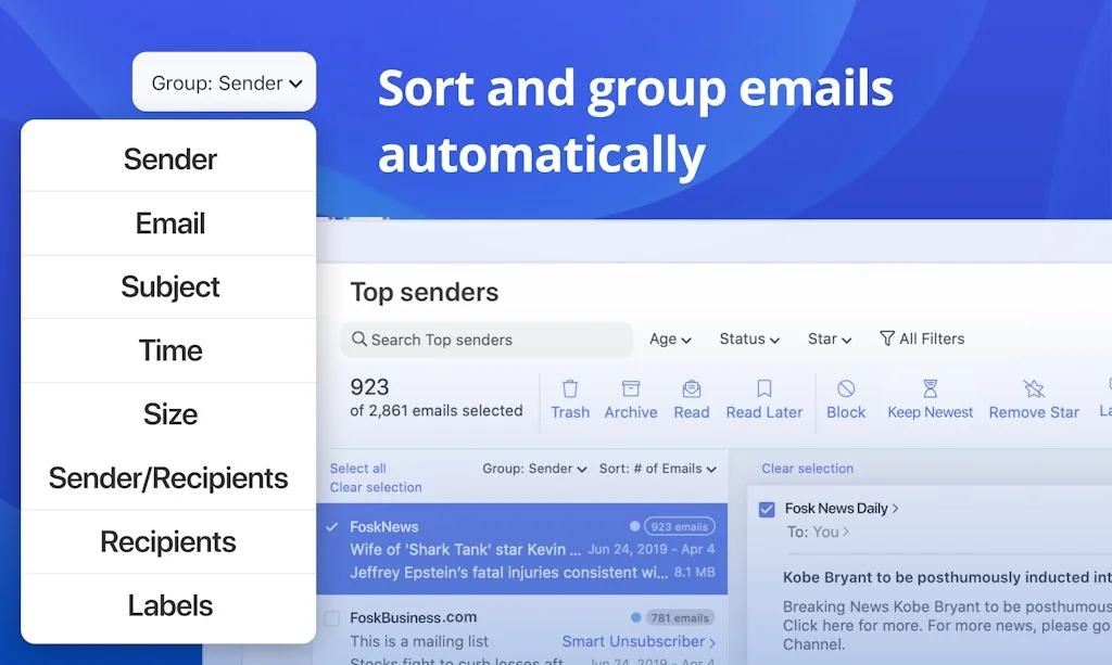 Clean Email screenshot 5 of 10