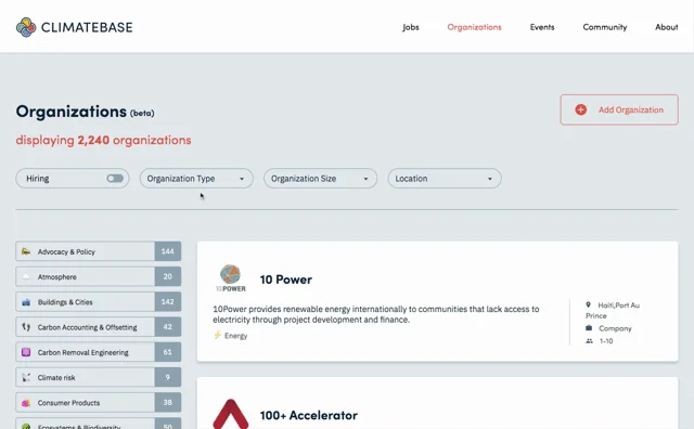 Climatebase screenshot 2 of 4