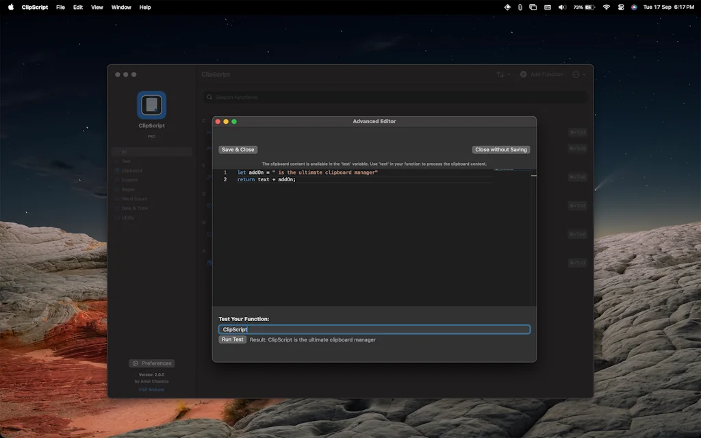 ClipScript screenshot 4 of 5