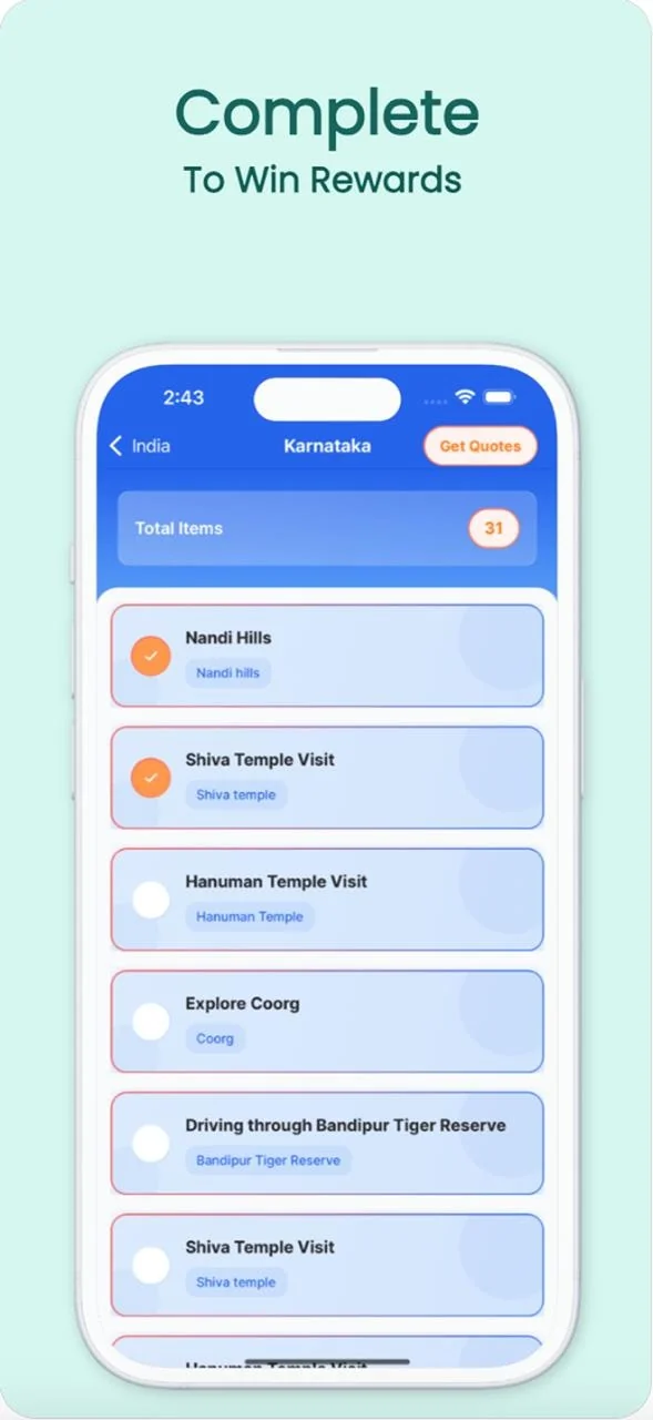 CloneMyTrips screenshot 1 of 3