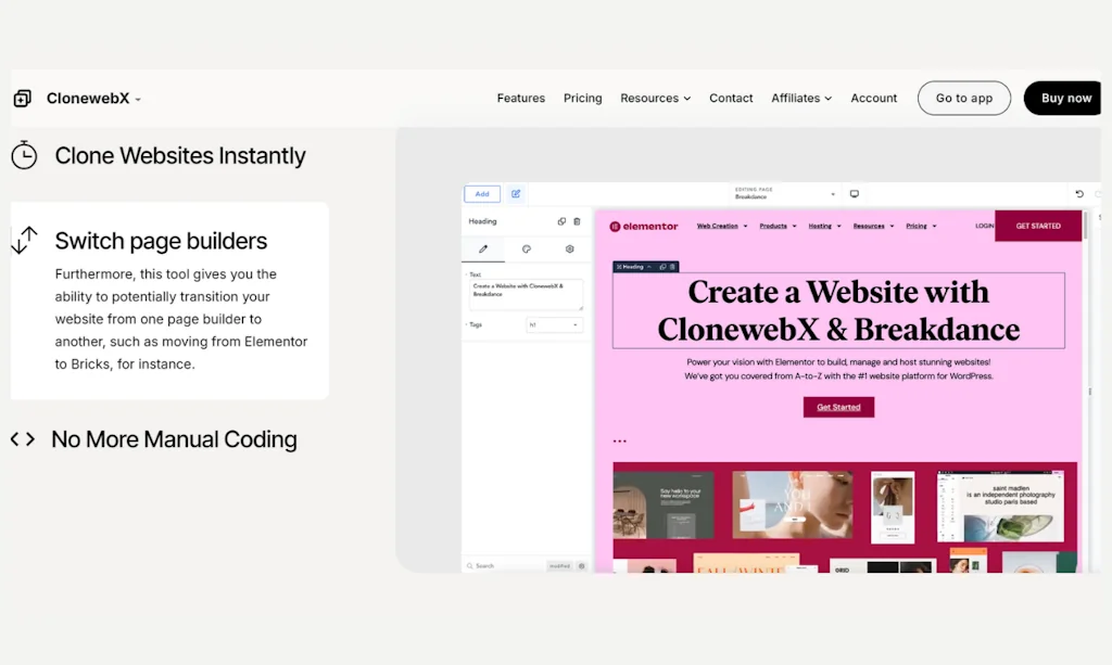 ClonewebX screenshot 2 of 4