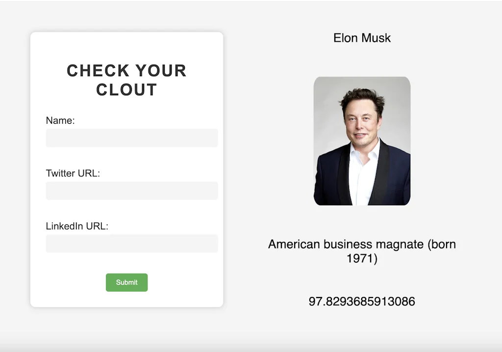 Clout Check by hacksocial.ai screenshot 1 of 5