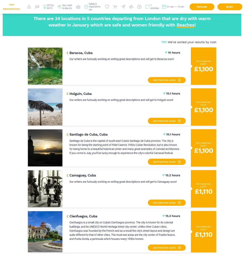 Cluey Travel screenshot 3 of 3