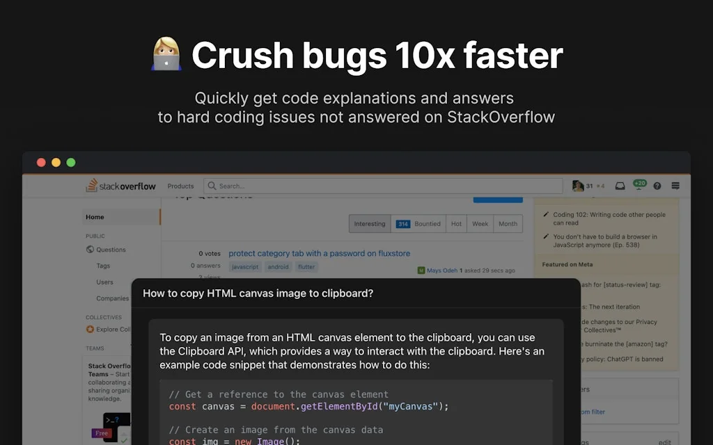 Cmd J – ChatGPT for Chrome screenshot 2 of 5