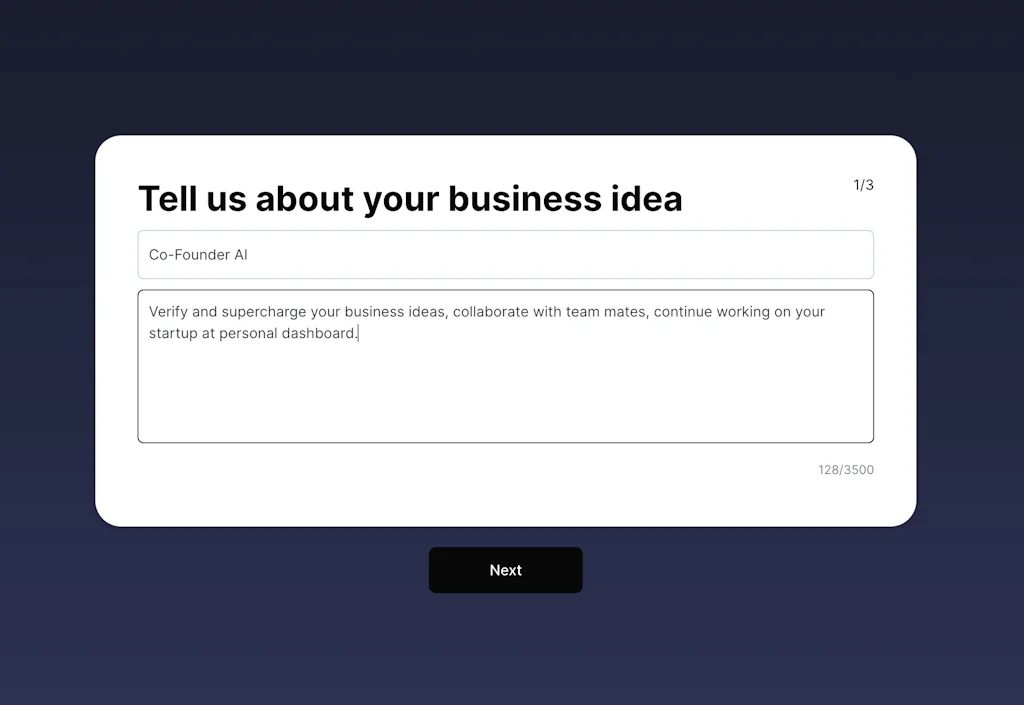 Co-Founder AI screenshot 2 of 2