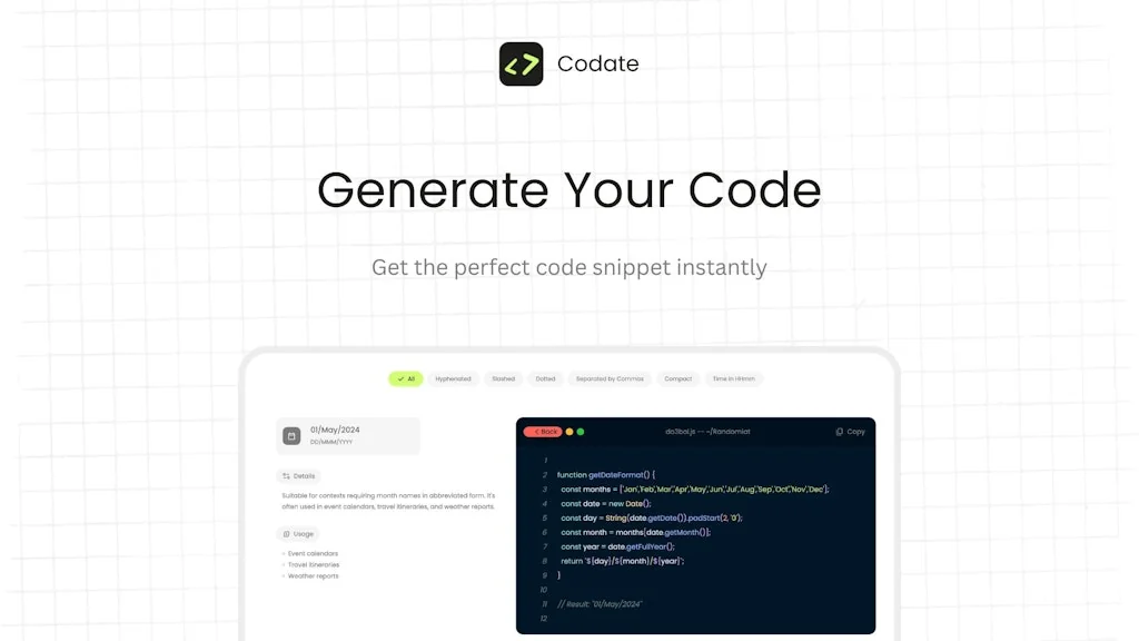 Codate screenshot 6 of 8