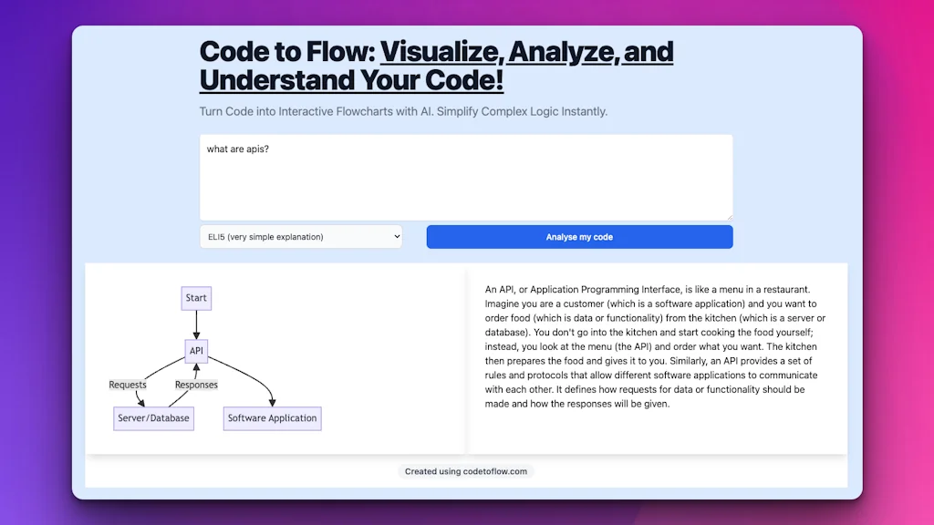 Code to Flow: Visualize your code screenshot 4 of 4
