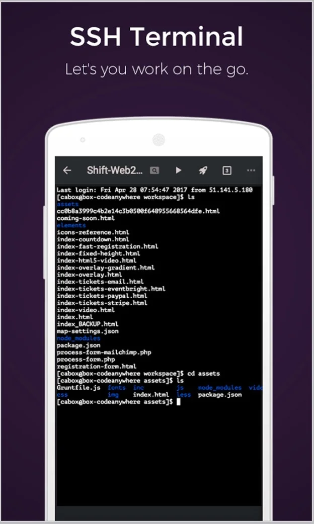 Codeanywhere screenshot 2 of 5