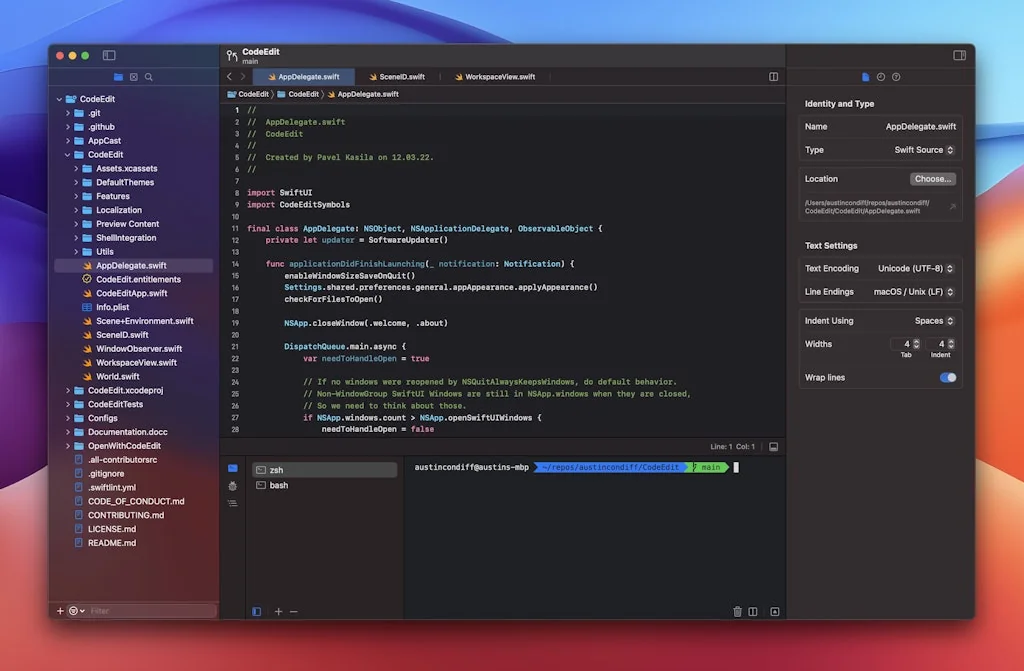 CodeEdit screenshot 2 of 2