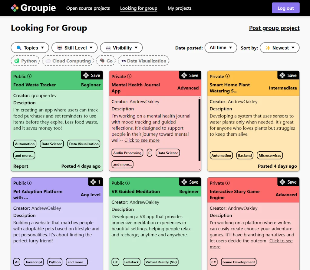 CodeGroupie screenshot 3 of 5