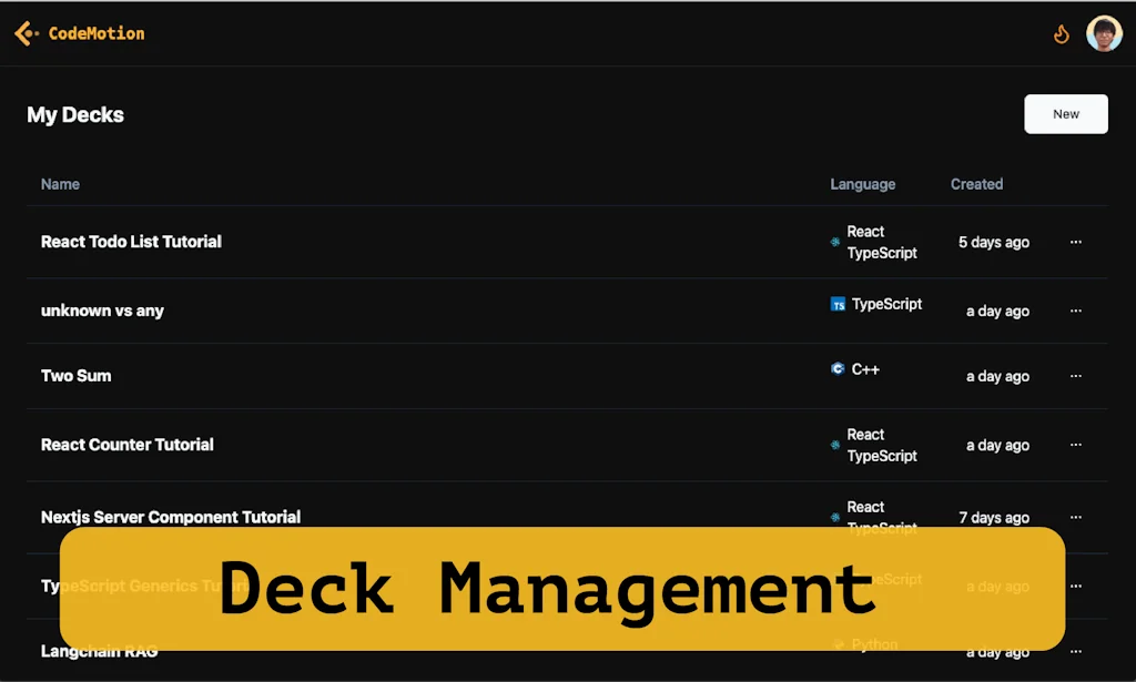 CodeMotion.dev screenshot 6 of 9