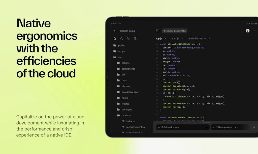 CodeSandbox for iOS screenshot 6 of 7