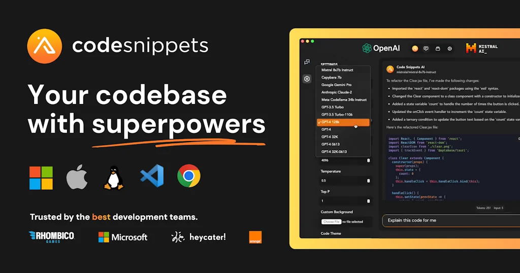 Code Snippets AI screenshot 2 of 3