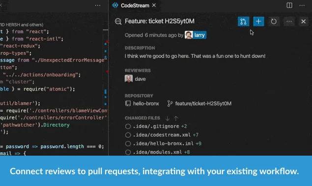 CodeStream screenshot 5 of 6