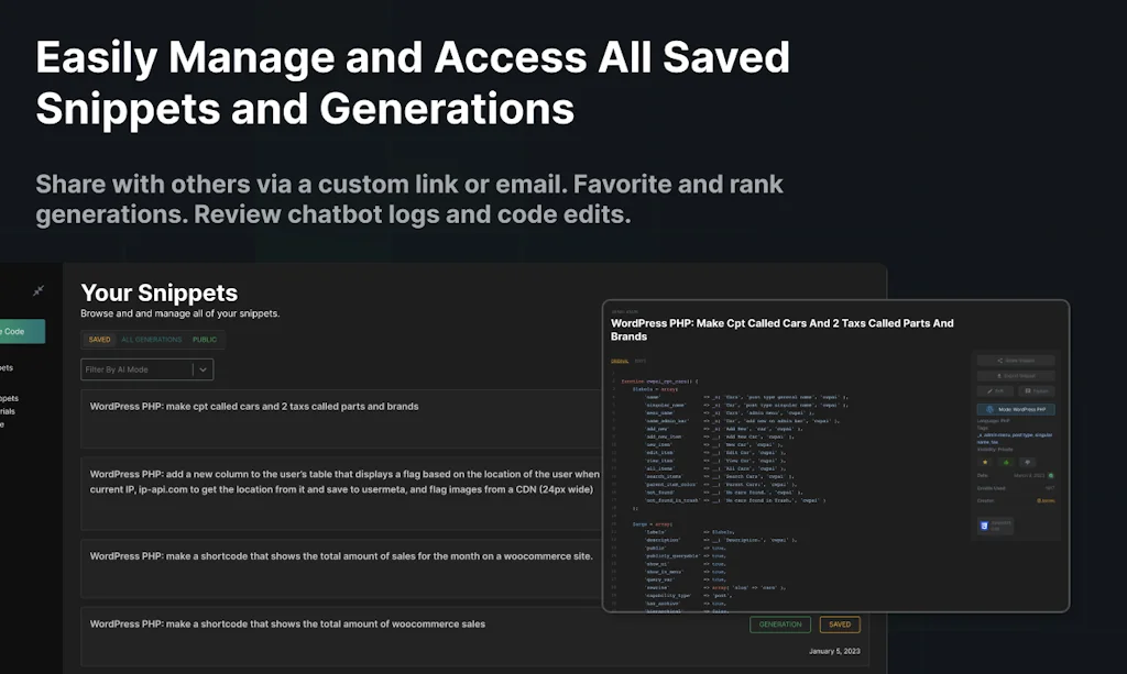 CodeWP AI screenshot 6 of 6