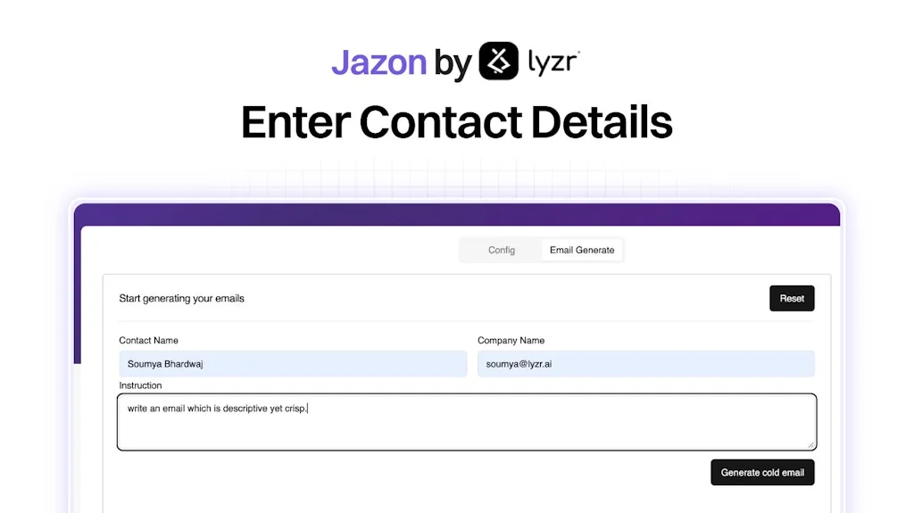 Cold Email generator screenshot 3 of 6