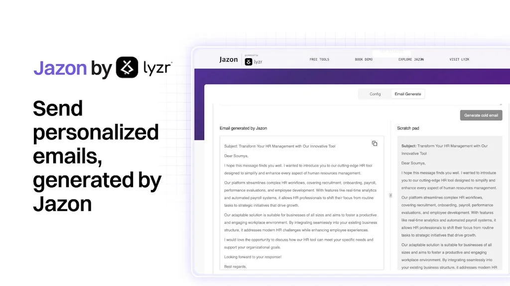 Cold Email generator screenshot 5 of 6