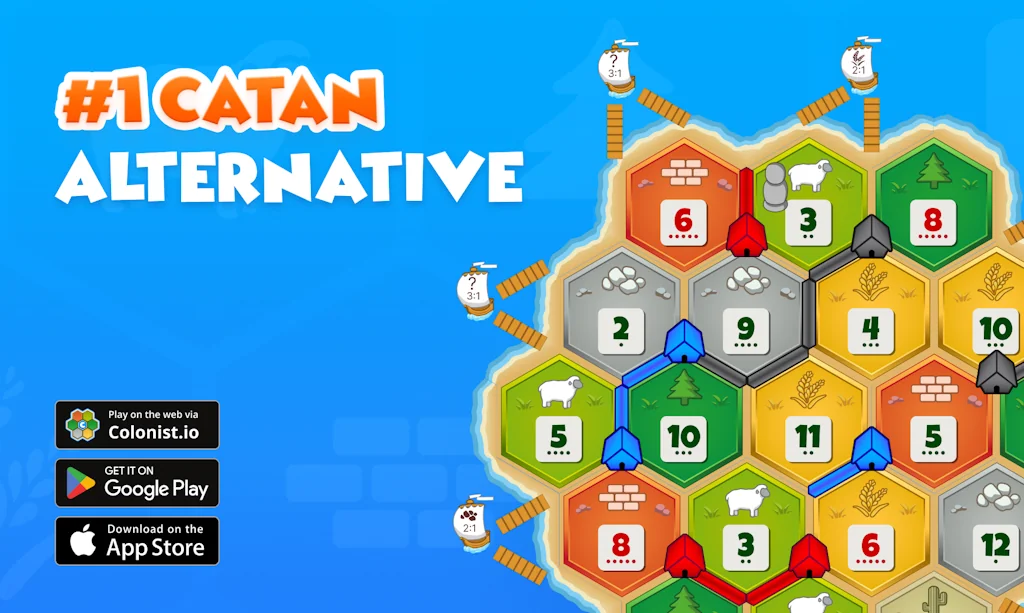 Colonist.io #1 Online Catan Alternative screenshot 1 of 4