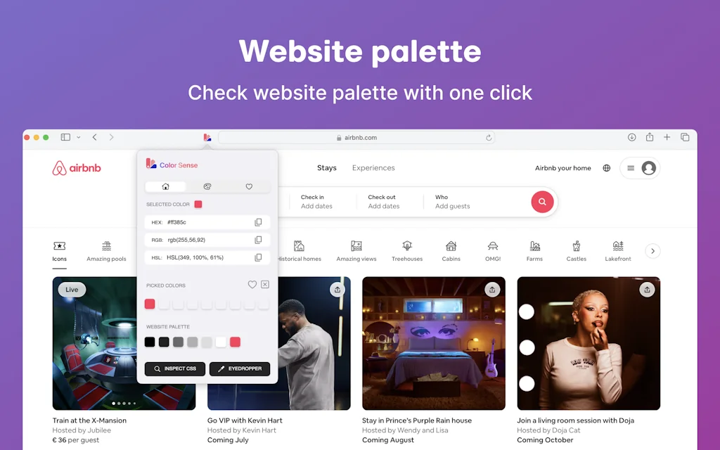 Color Sense - Color Picker for Safari screenshot 3 of 7