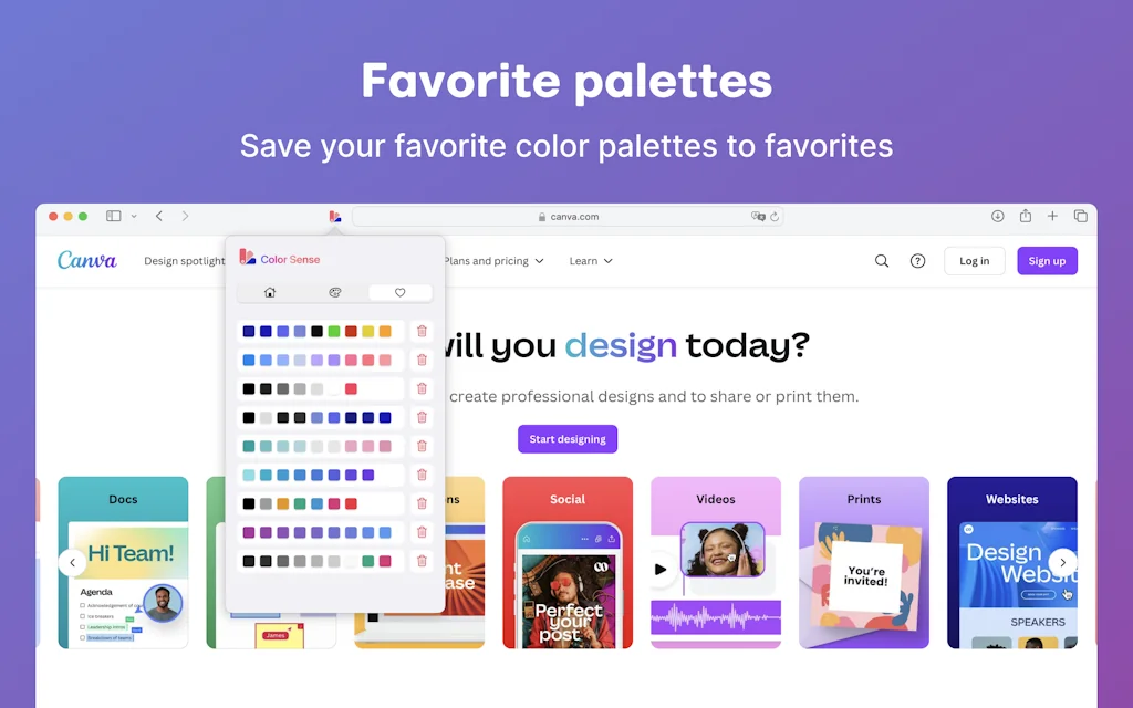 Color Sense - Color Picker for Safari screenshot 5 of 7