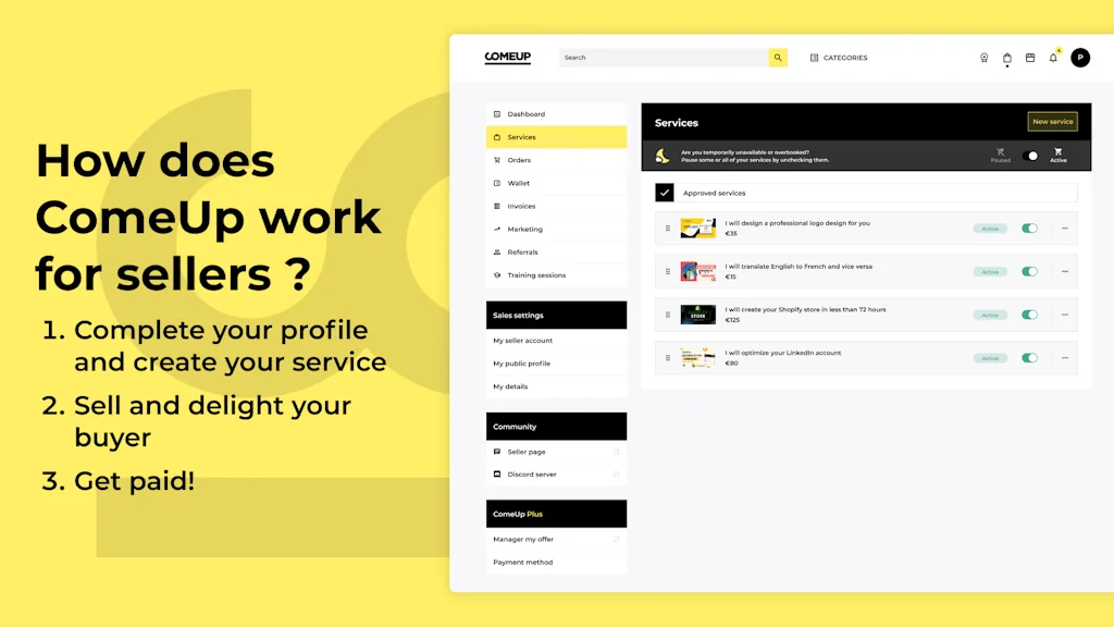 ComeUp screenshot 3 of 4