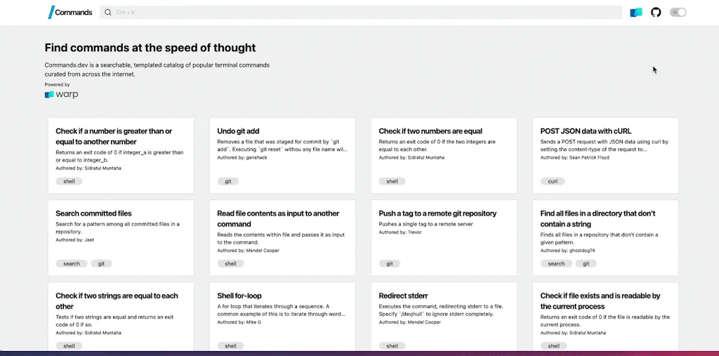 Commands.dev screenshot 6 of 6