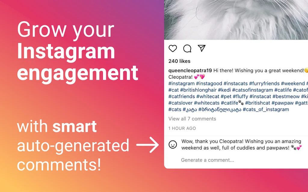 Comment Generator for Instagram screenshot 2 of 5