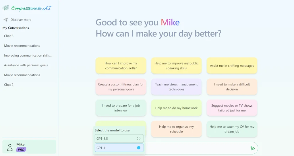 Compassionate AI screenshot 1 of 8