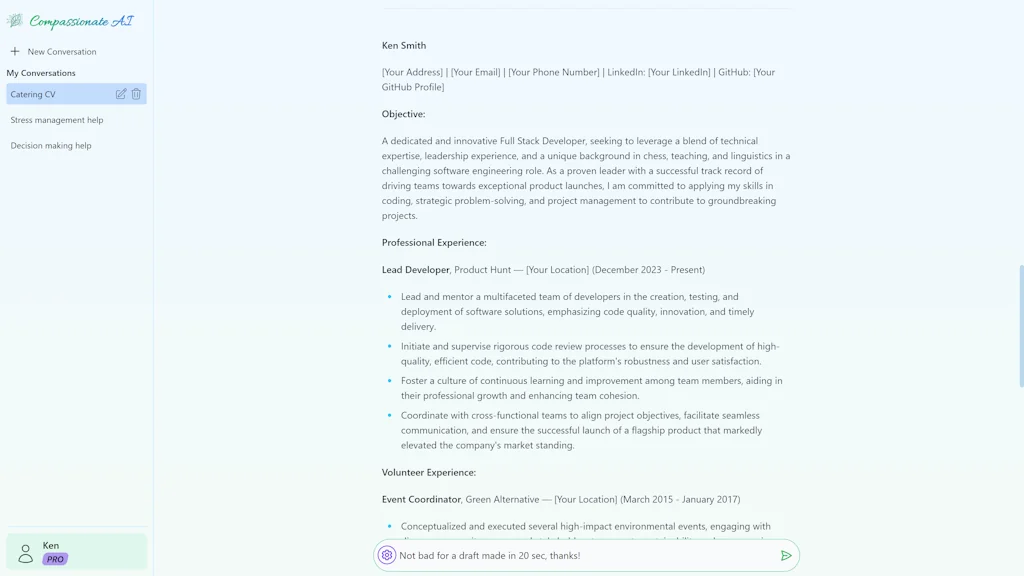 Compassionate AI screenshot 3 of 8