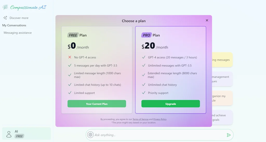 Compassionate AI screenshot 7 of 8