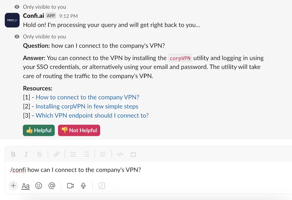 Confi AI screenshot 1 of 2