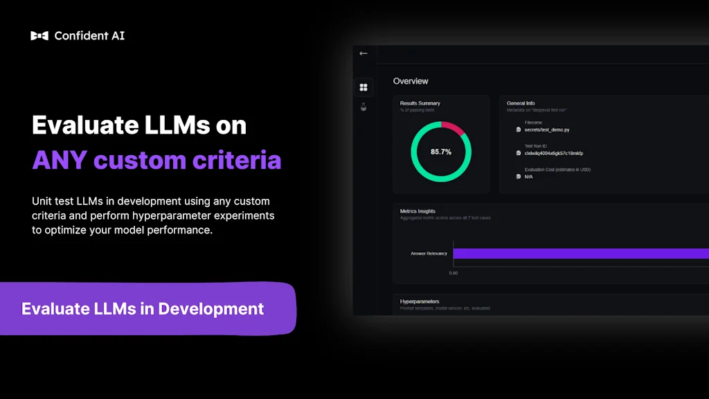 Confident AI screenshot 1 of 4