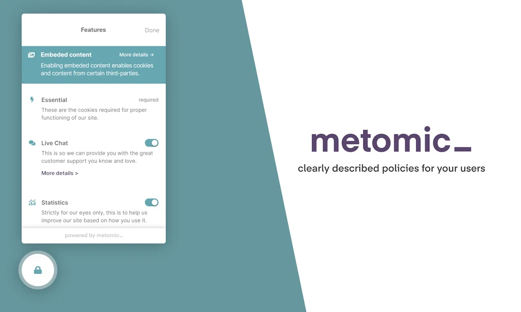 Confirmic Cookie Widget screenshot 3 of 3
