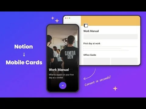 Notion to Mobile Cards by CoDo screenshot 1 of 5