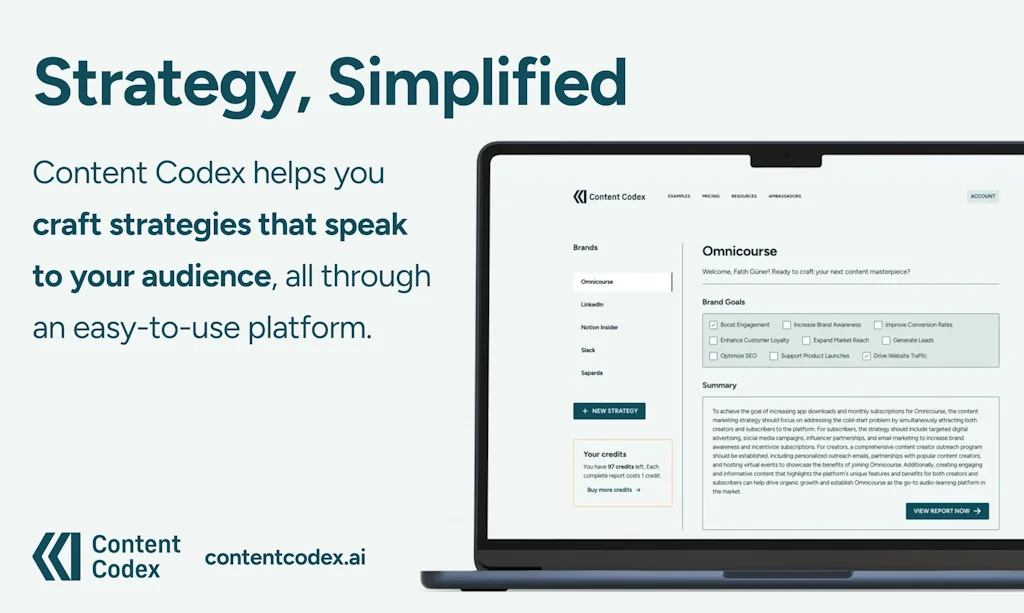 Content Codex screenshot 2 of 7