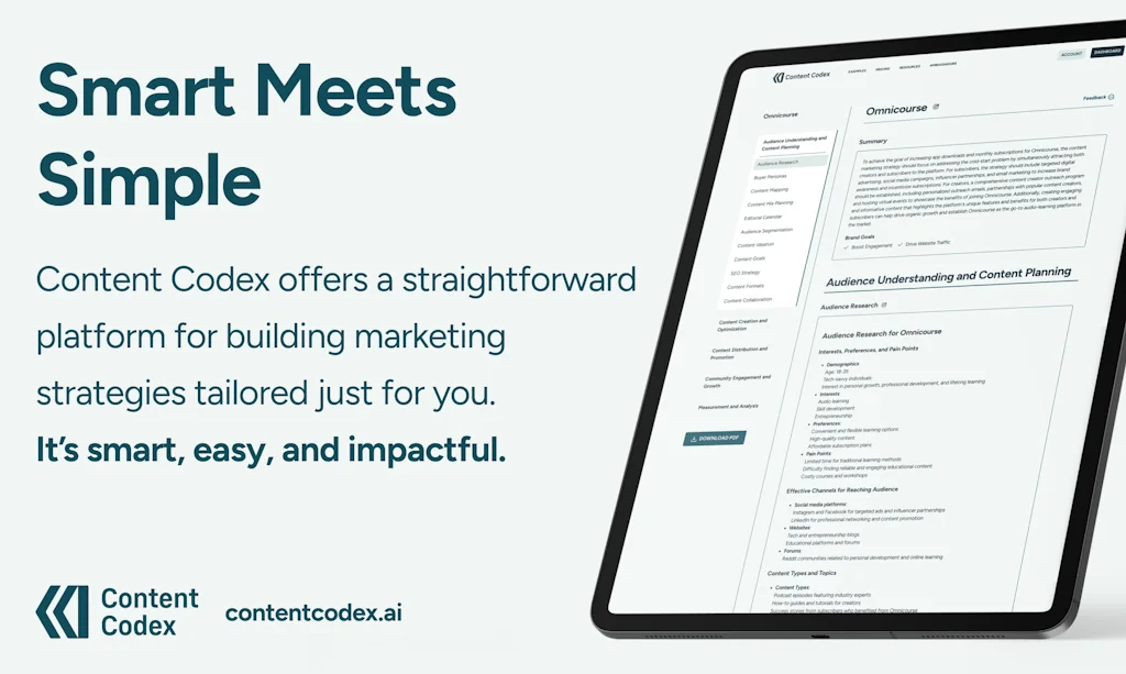 Content Codex screenshot 5 of 7