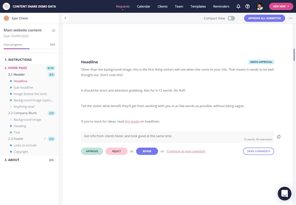 Content Snare screenshot 4 of 7