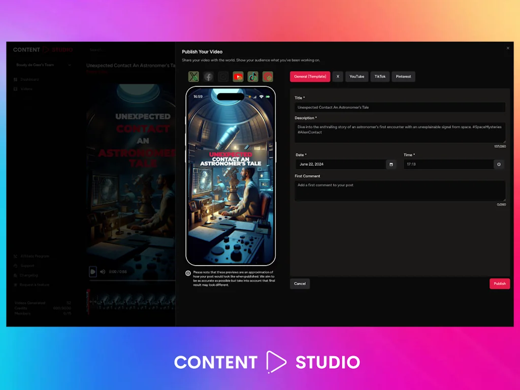 Content Studio AI screenshot 7 of 7