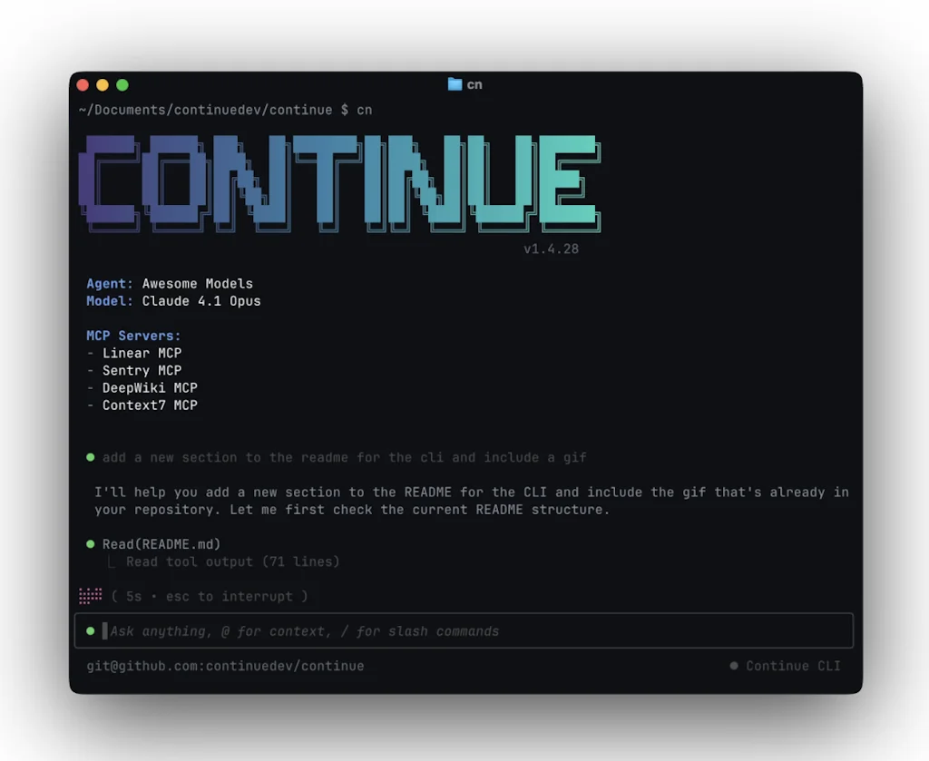 Continue screenshot 1 of 1