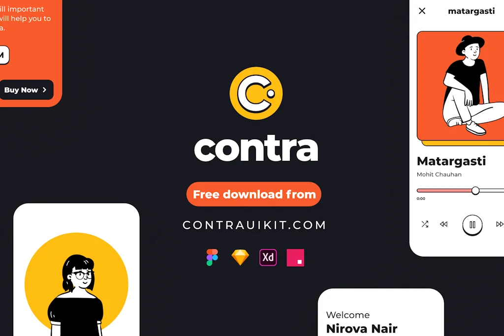 Contra Wireframe Kit screenshot 5 of 5