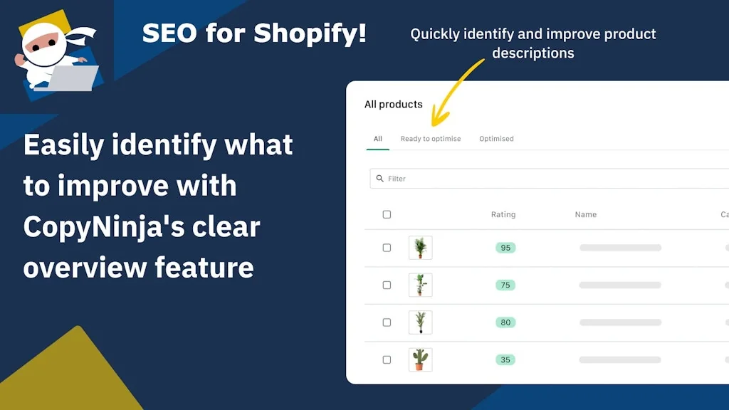 CopyNinja - AI Copywriter for Shopify screenshot 1 of 1