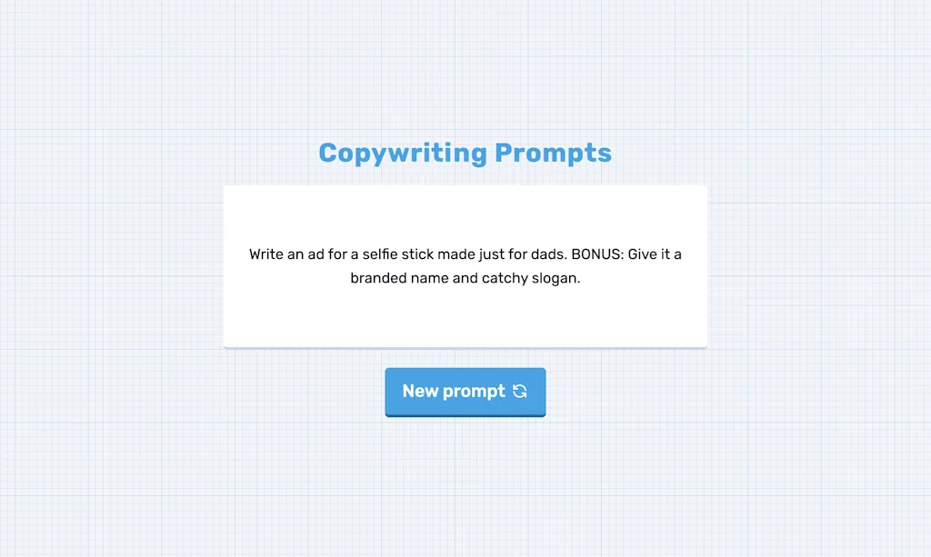 CopywritingPrompts.com screenshot 2 of 5