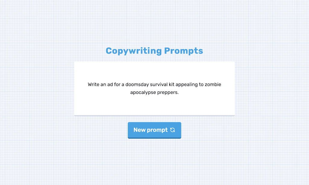 CopywritingPrompts.com screenshot 3 of 5