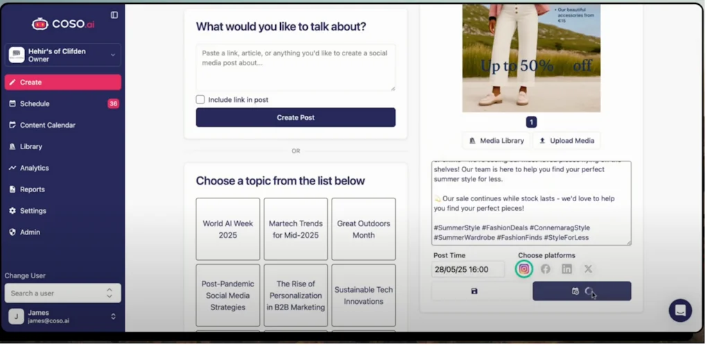 Coso.ai - Your Social Media Co-Pilot screenshot 4 of 4