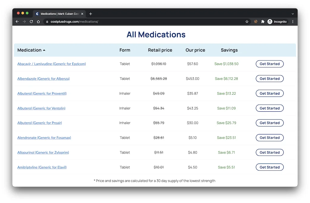CostPlus Drugs screenshot 6 of 6